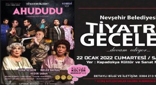 'Ahududu' oyunu hafta sonu Nevşehir' de