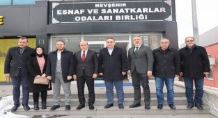 AK Parti Nevşehir'den esnaf ziyareti