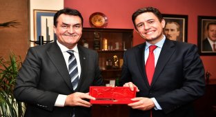 Bulgaristan Ankara Büyükelçisi’nden Başkan Dündar'a nezaket