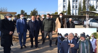 DİDİM'DE HASTANE İNŞAATI KANALİZASYONA TAKILDI