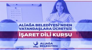 İzmir Aliağa'da ücretsiz dil kursu