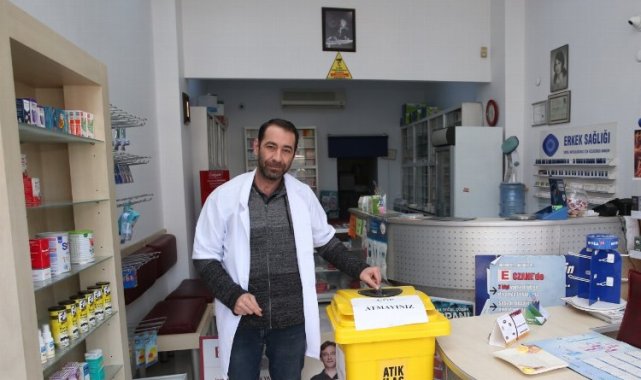 İzmir Çiğli’de atık ilaçlar doğaya karışmayacak