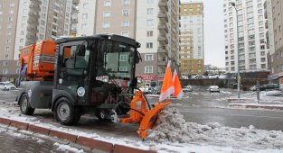 Kayseri Talas'ta kış çalışması
