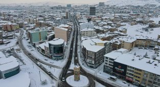 Nevşehir'de kar kalındığı 44 cm'ye yükseldi