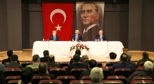 VALİ AKSOY DİDİMLİ MUHTARLARLA BULUŞTU