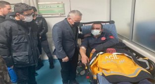 Vali Şimşek'ten geçmiş olsun ziyareti