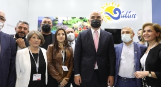 BAKAN ERSOY, EMITT FUARI'NDA DİDİM BELEDİYESİ'NİN STANDINI ZİYARET ETTİ