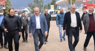BAŞKAN ATABAY: BÜYÜKŞEHİR BELEDİYEMİZ İLE BERABER TIKIR TIKIR ÇALIŞIYORUZ