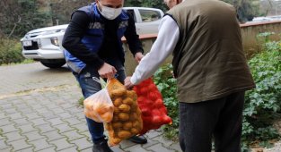 Bursa Mudanya'da sofralara 'Kara Kış Fonu'