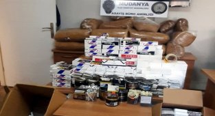 Bursa Mudanya 'kaçak tütün' operasyonu