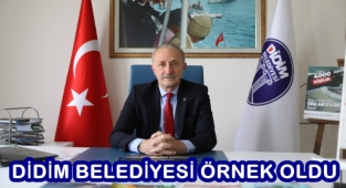 DİDİM BELEDİYESİ ÖRNEK OLDU