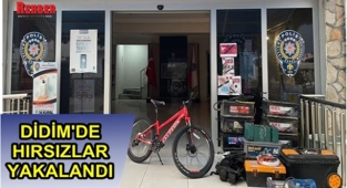 DİDİM'DE HIRSIZLAR YAKALANDI