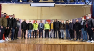 Didim’de okul servisleri şoförlerine bilgilendirme toplantısı yapıldı