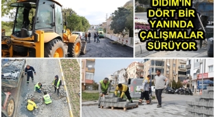 DİDİM'İN DÖRT BİR YANINDA ÇALIŞMALAR SÜRÜYOR