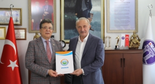 EGE VE MARMARA ÇEVRE BELEDİYELER BİRLİĞİ'NDEN BAŞKAN ATABAY'A ZİYARET