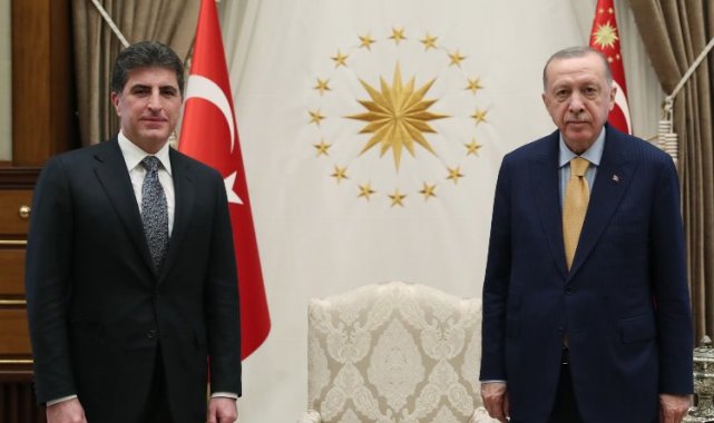 Erdoğan, Barzani'yi kabul etti