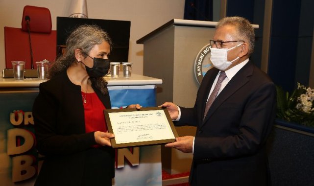 Kayseri'den Yalova'ya tarım eğitimi için teşekkür plaketi