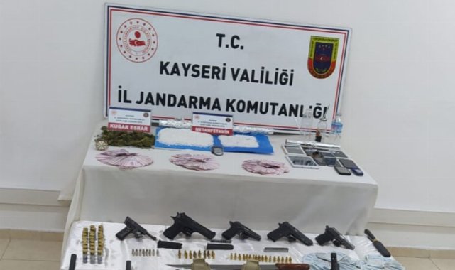 Kayseri jandarmadan uyuşturucuya darbe