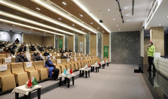 Kayseri Şeker personeline trafik eğitimi