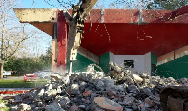 Kocaeli Fuarı’nda 52 yapı yıkıldı