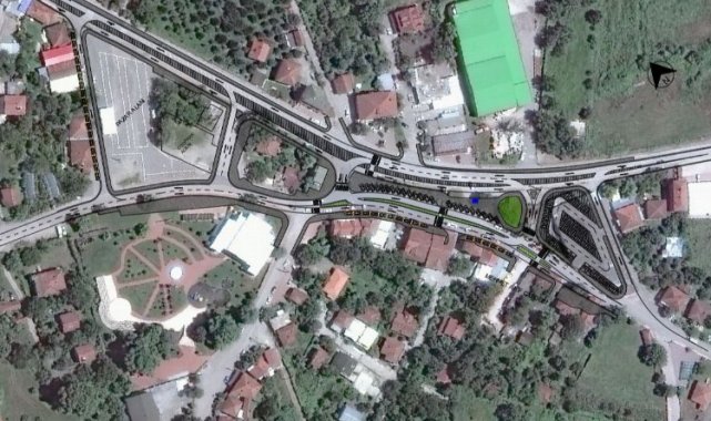 Kocaeli Maşukiye'de trafiği rahatlatacak kavşak düzenlemesi