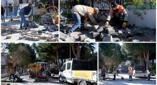 KUŞADASI’NIN FARKLI MAHALLELERİNDE EŞ ZAMANLI YOL BAKIM ÇALIŞMASI
