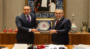 Kütahya Aslanapa Kaymakamı Pelvan'dan veda ziyareti