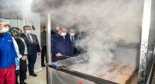 Malatya'da şükür kurbanı kesildi