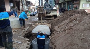 MASKİ'den Kapancı Mahallesine yağmur suyu hattı