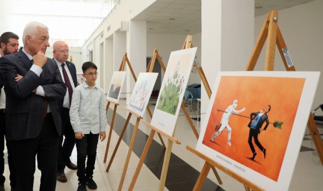 Muğla'da karikatürler 'yangın' temalı çizilecek