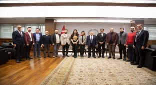  TMMOB Mimarlar Odası'ndan Kayseri Büyükşehir'e ziyaret