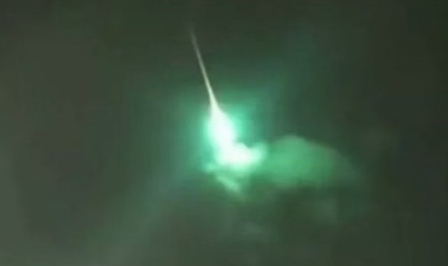 TUA'dan “yeşil ışık saçan meteor” açıklaması