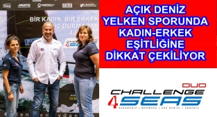 AÇIK DENİZ YELKEN SPORUNDA KADIN-ERKEK EŞİTLİĞİNE DİKKAT ÇEKİLİYOR