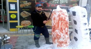 Afyonkarahisar'da 'buzdan döner' ilgi çekiyor!