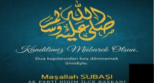 Başkan Subaşı'ndan Berat Kandili Mesajı