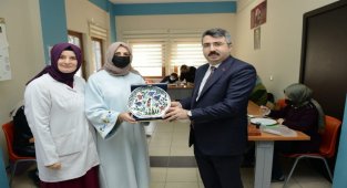 Bursa Yıldırım'da Başkan Yılmaz'dan 'YILMEK'e ziyaret