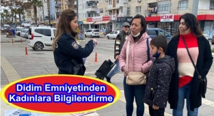 Didim Emniyetinden Kadınlara Bilgilendirme