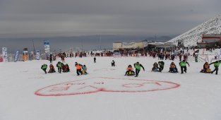 Erciyes A.Ş.'nin 'Artık Çekilmez Oldun' yarışması renkli görüntülere sahne oldu