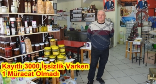 Kayıtlı 3000 İşsiz Varken 1 Müracat Olmadı