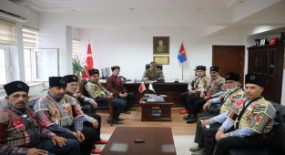 Kilis'te Yetimoğlu ve yönetiminden Albay Akşit’e ziyaret