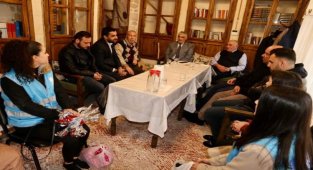 Kilis'te Ak Gençlik'ten, yaşlılara ziyaret