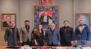 Kütahya'da doğaseverlerden Başkan Işık'a ziyaret
