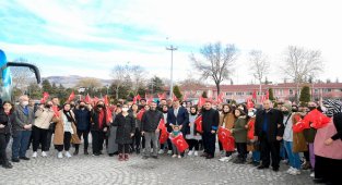 Malatyalı 44 öğrenci Çanakkale'ye uğurlandı