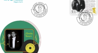 PTT’DEN ALAEDDİN YAVAŞÇA ANISINA ANMA PULU VE İLKGÜN ZARFI