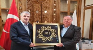 Vali Soytürk ve Kilis Belediye Başkanı Ramazan, Uzuner'i ağırladı