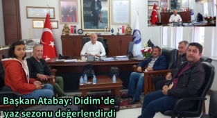 Başkan Atabay; 2022 Sezonunda Turizmciler Çok Mutlu Olacaktır