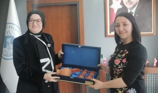 AK Parti MKYK üyesi Uygur Pazaryeri ilçesinde şehit annesini ziyaret etti