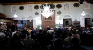 Ayasofya Camii İmam Hatibi Muştuer, Bursa İnegöl'de teravih kıldırdı