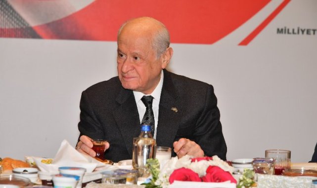 Bahçeli şehit aileleriyle iftarda buluştu