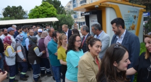 Başkan Atabay, personelle Bayramlastı